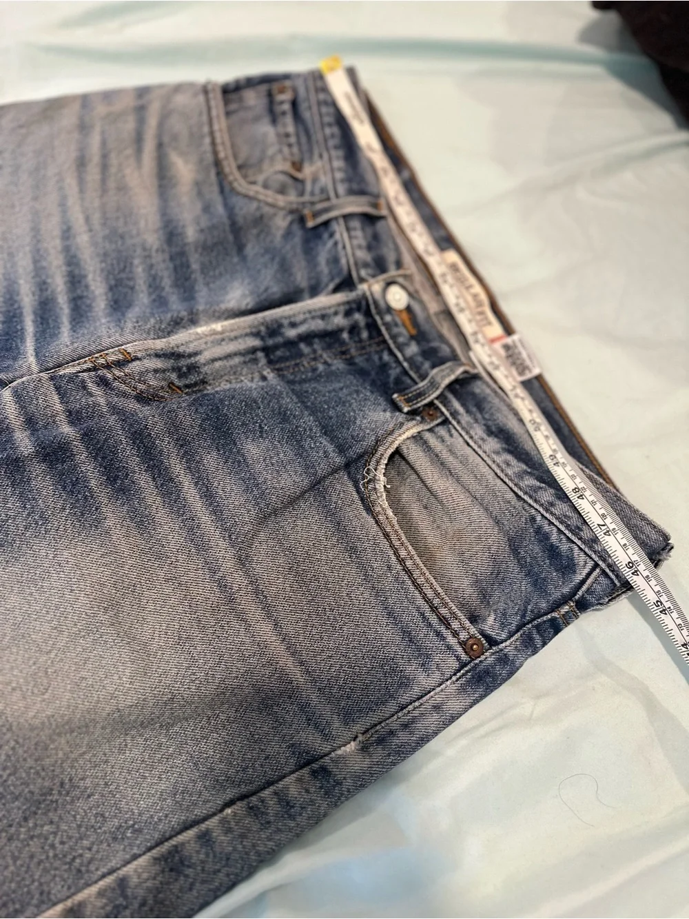 VTG Y2K Faded Levis 505 Jeans 34x34 Regular Fit Baggy Straight Leg Streetwear.